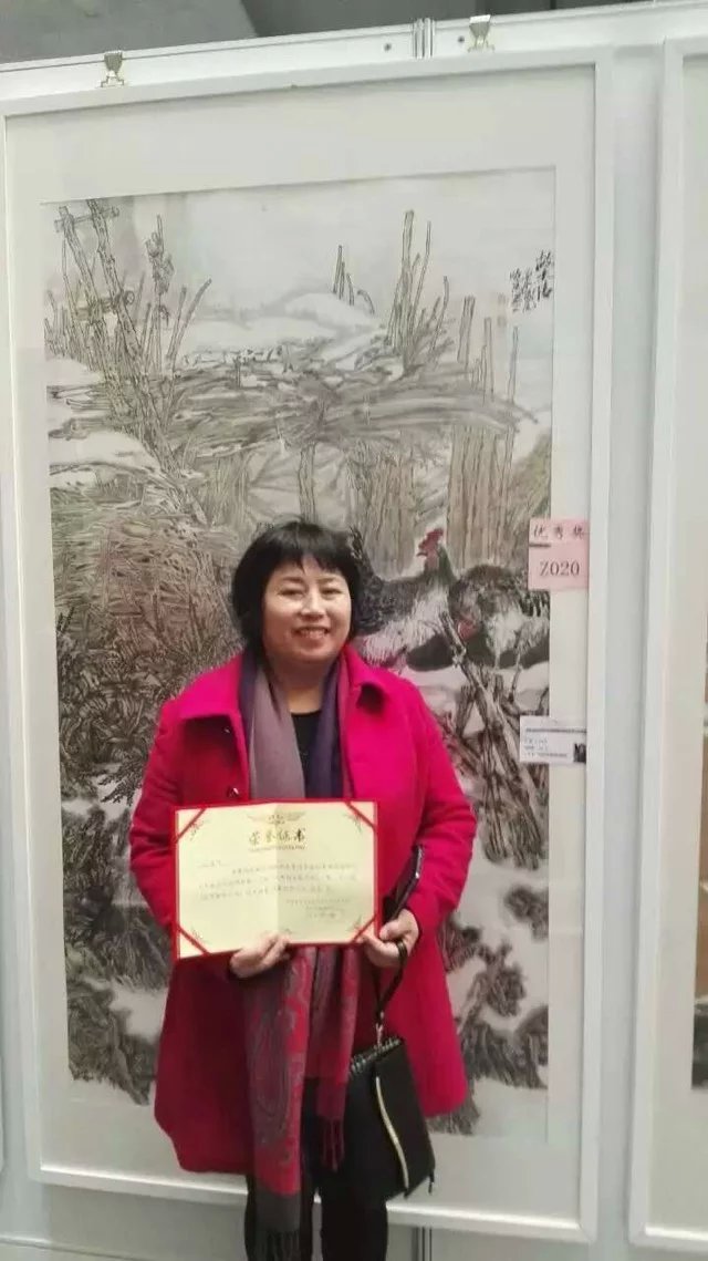 百味丹青在心写春秋随笔记黄河口湿地画派画家孙晓凤