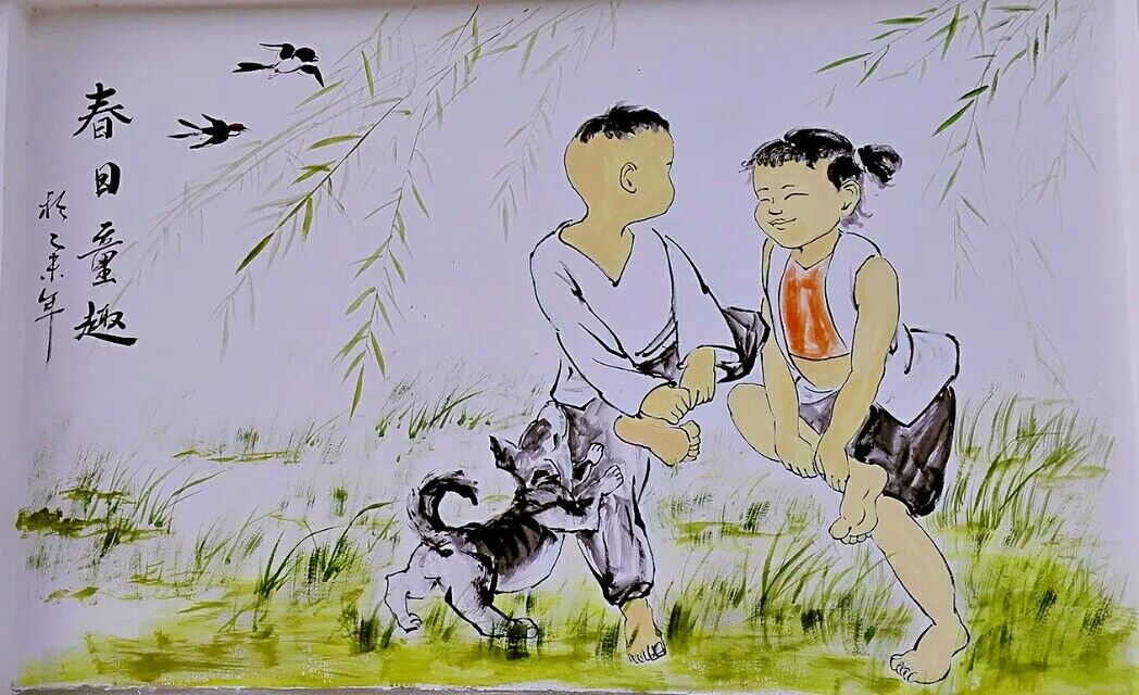 【荷塘】雨街·古城·墙画（散文）