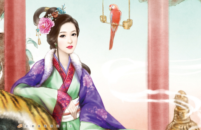 【吉祥】破阵子（故作倚栏娴静）（中华新韵）