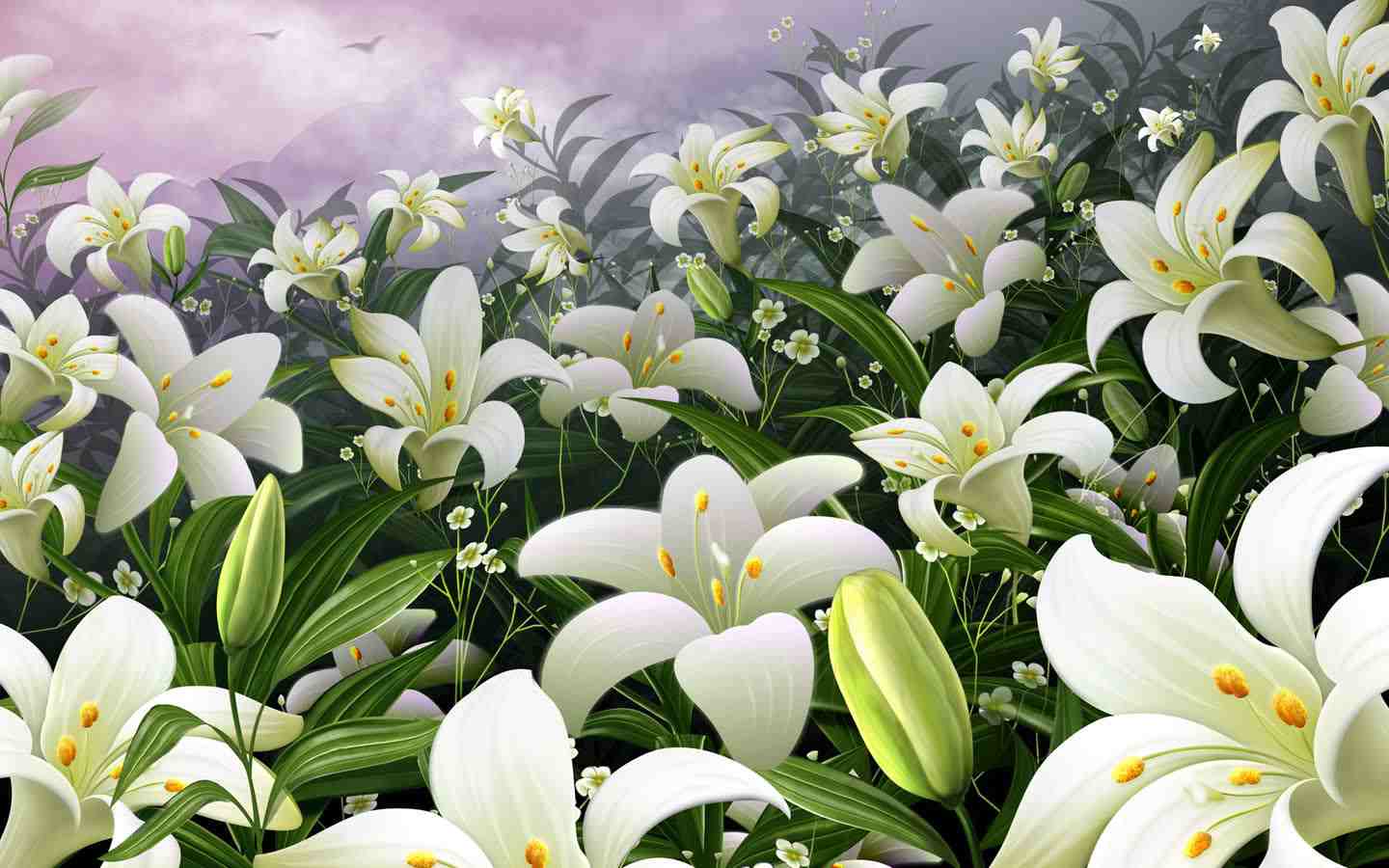 【荷塘】小叶子与百合花（小说）