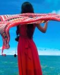 【荷塘】一袭红衣裙，你来到了青海湖畔（诗歌）