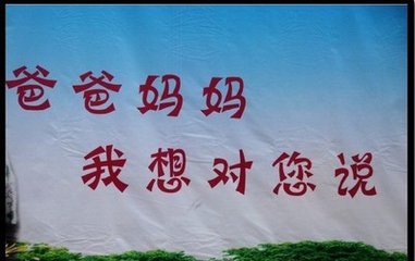 爸爸妈妈，我想对您说（记叙文）
