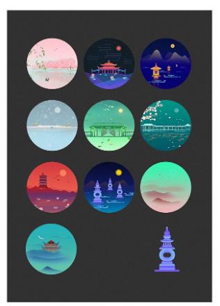 【流年】喝火令·西湖十景（词林正韵）