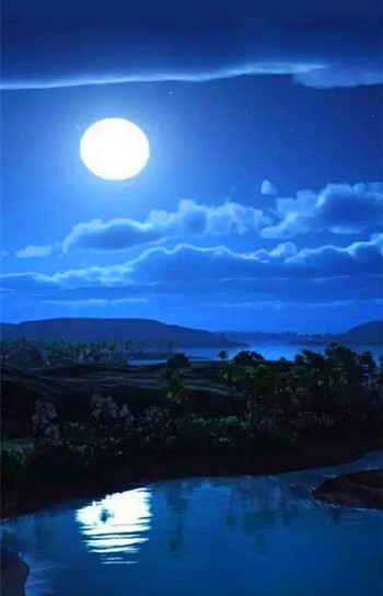 【柳岸•暖】有月亮的晚上（散文）