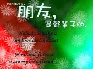 我的好朋友（随笔）