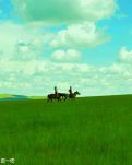蓝色的蒙古高原