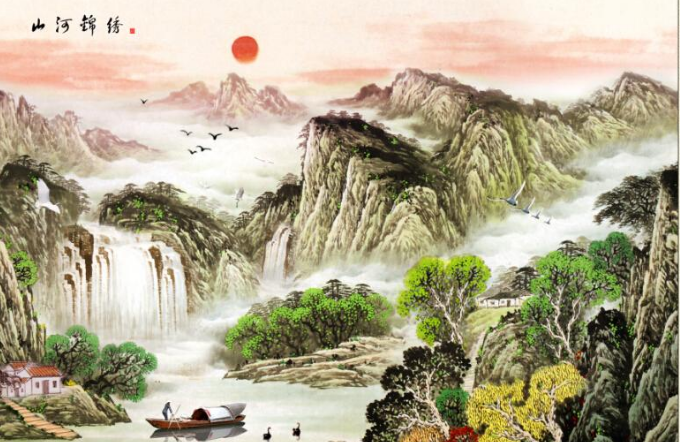 【江山·恒】【柳岸】江山锦绣永恒（古韵）