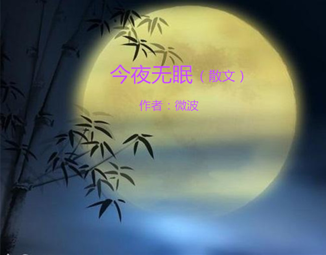 【八一】今夜无眠（散文·家园）
