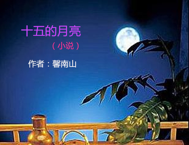 【八一】十五的月亮（小说）
