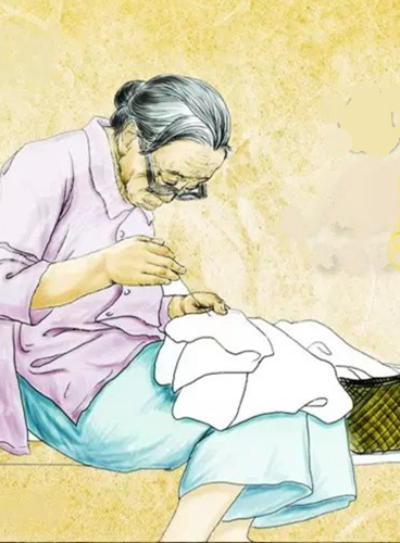 墨舞三月裂帛纪念奶奶散文乡路带我回家之六