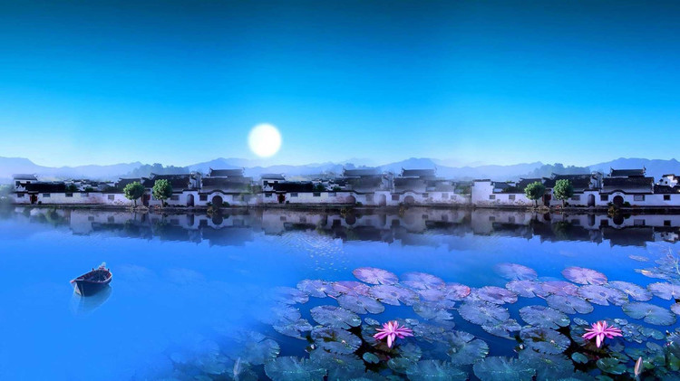 【杨柳】金秋圆月夜  （散文）