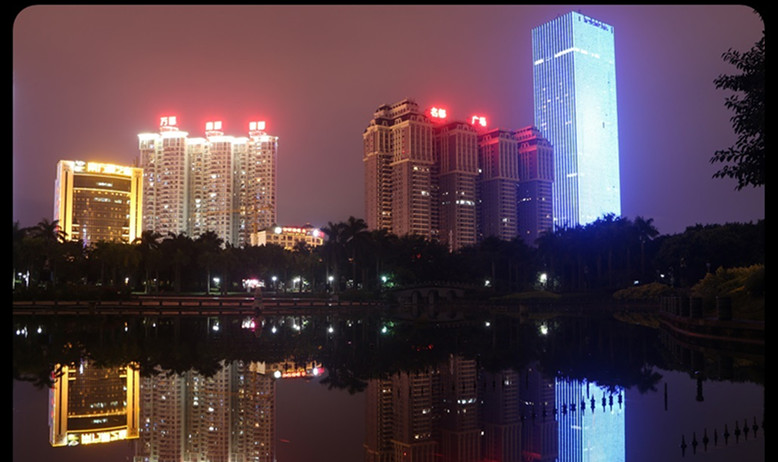 【晓荷·心愿】南湖夜景（征文·散文）