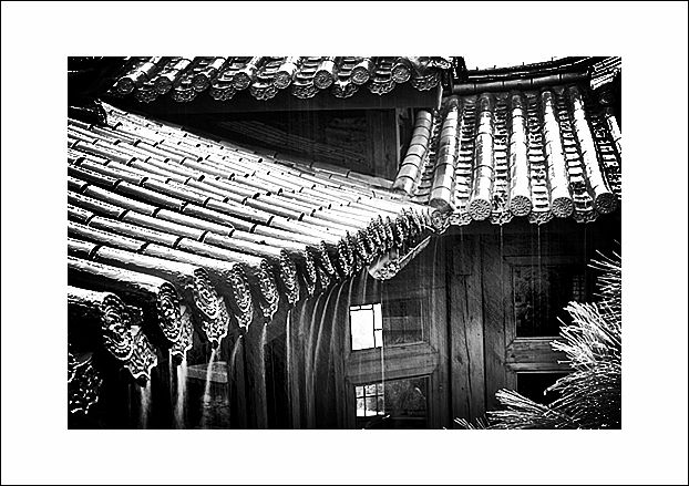 两溪山村的雨