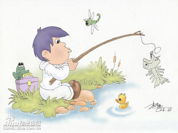 【荷塘】钓鱼趣事  （散文）