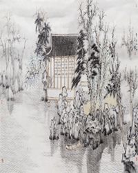 雨中看景得诗