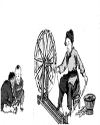 【联合征文】纺车前的母亲（散文）