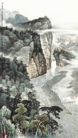【柳岸】两幅水墨悬左右（散文）
