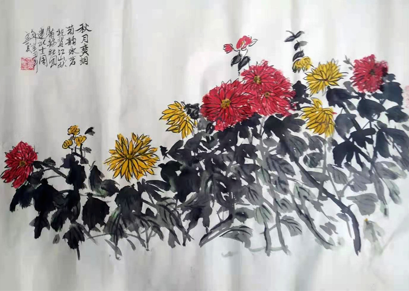 【菊韵】五绝•初冬题菊花（古韵）