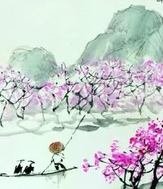 【流年· 岸】通往桃花源的河流（征文·散文）