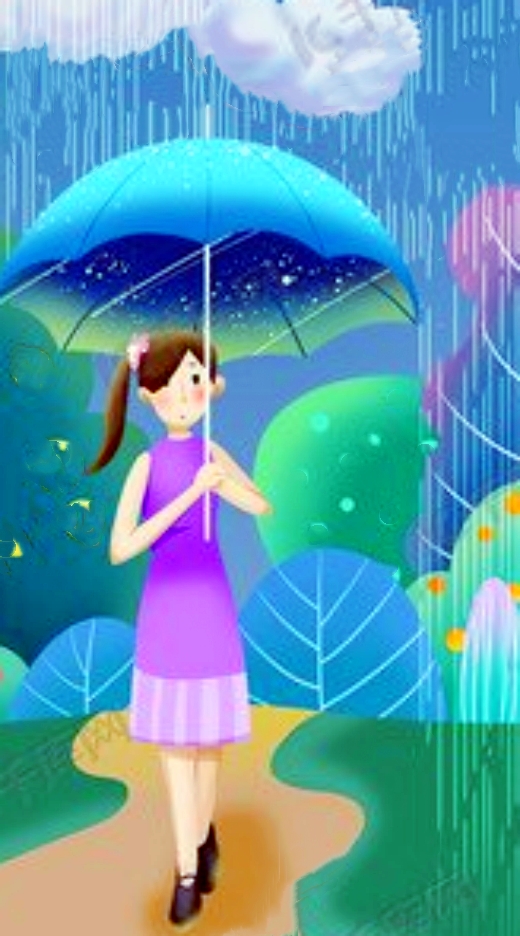 【天涯】雨里的私语〔诗歌〕