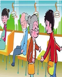 公交车上