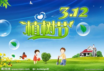 快乐的植树节（记叙文）