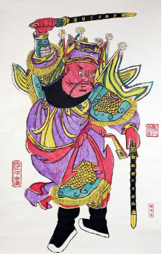 【柳岸•旅】奶奶给我讲过门神的故事（散文）
