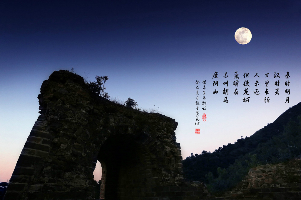 荷塘秦时明月汉时关赏析