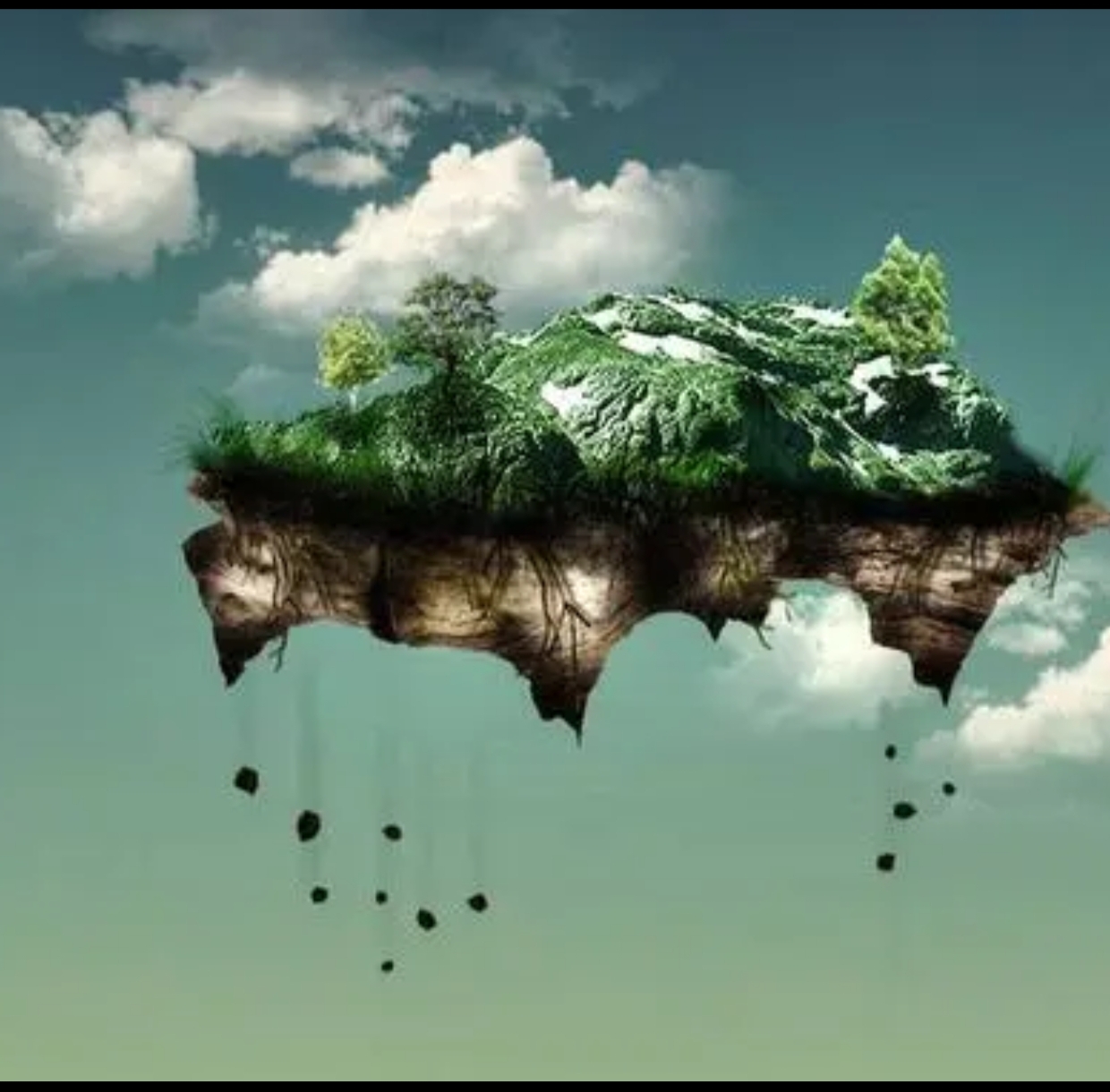 【晓荷·人世间】天空飞来一座巨山（散文）