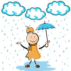 下雨了（记叙文）