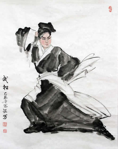 【西窗】与武松谈起老屋高悬的明月（外三首）