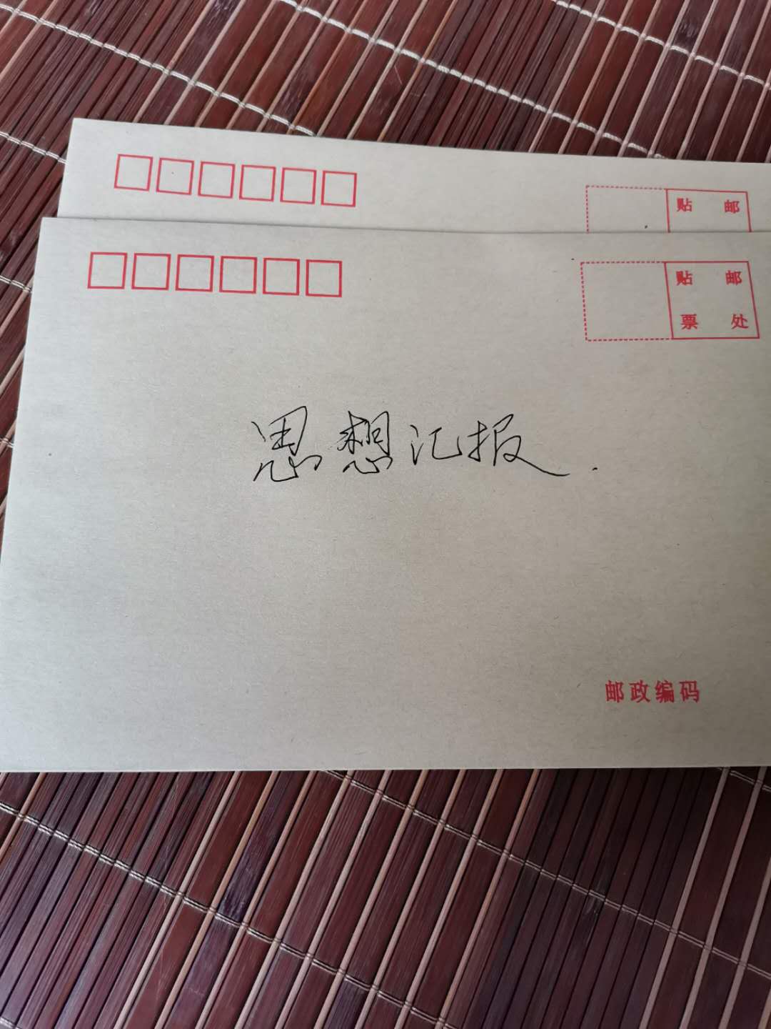 【家园】两份内容迥异的思想汇报（散文）