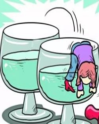 【短文】好想喝醉