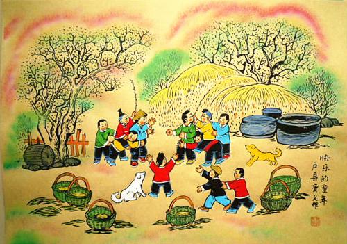 【晓荷·四季的故事】童年时光（散文）