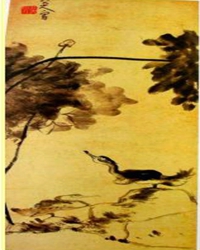 【赏析】朱耷《荷石水禽图》和苏轼《惠崇春江晚景》比较鉴赏