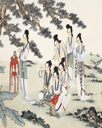 竹山民俗掐巧影儿在七夕文化中的独特性（赏析）